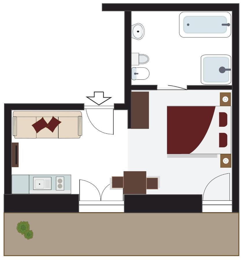 Tyrol Living & Cafe Apartman Nova Levante Kültér fotó